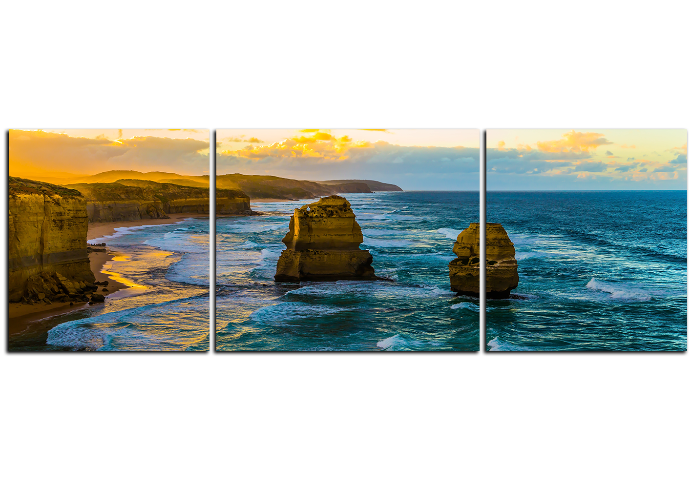 Obraz na plátně - Pobřeží Tichého oceánu - panoráma Obraz na plátně - Pobřeží Tichého oceánu - panoráma